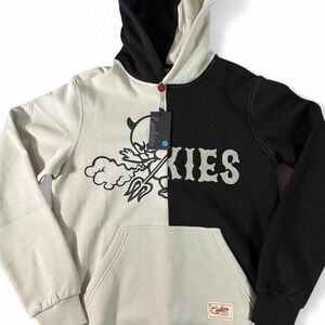 NWT Cookies SF cream & black colorblock hoodie. Brand new with tags. Men's med